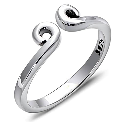 WEISHA Retro-Ring 925 Sterling Silber Ring...