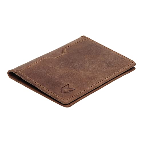 FOXHACKLE Leder-Kreditkartenetui für Damen und...