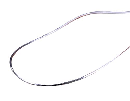 NicoWerk Damen Silberkette Schlangenkette aus 925...