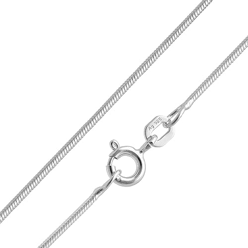 trendor Feine Schlangenkette 925 Silber Kette...