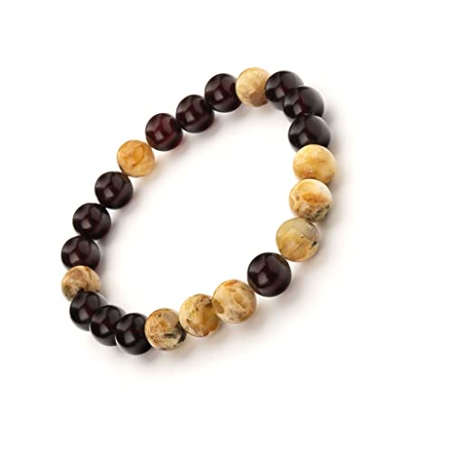 Herren Armband aus baltischem Bernstein,...
