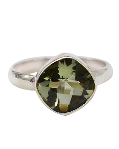Fine Jewelry Ring 925 Sterlingsilber grüner...