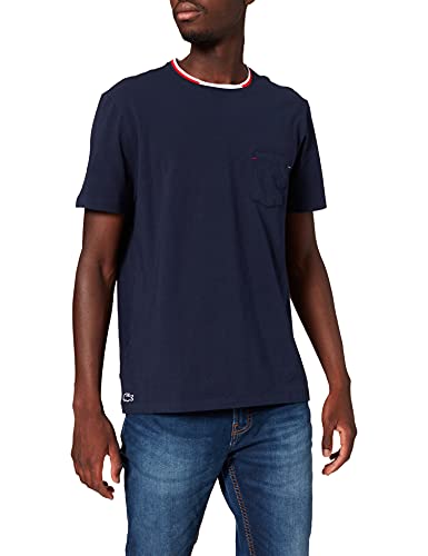 Lacoste Herren TH3449 T-Shirt, Marine, XL