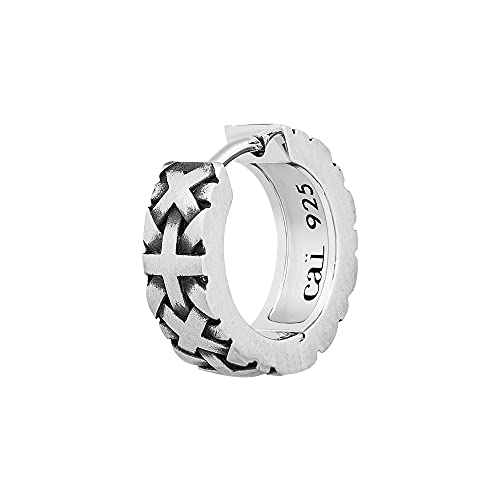 cai Herren Single-Ohrring 925/- Sterling Silber...