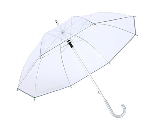 RRegenschirm Durchsichtig silber Ø101 cm...