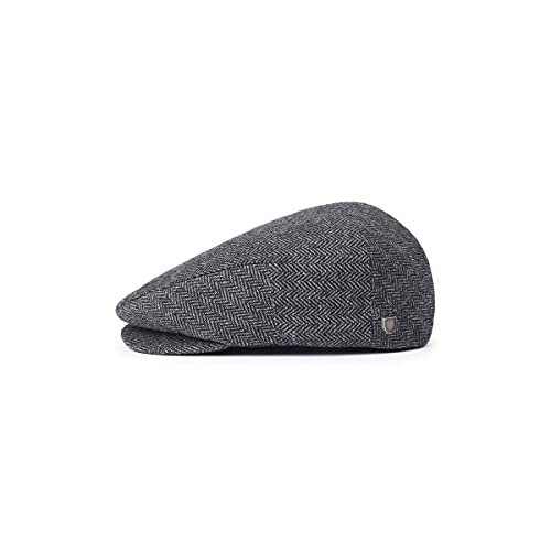 Brixton Herren Schiebermütze Hooligan grey/black...