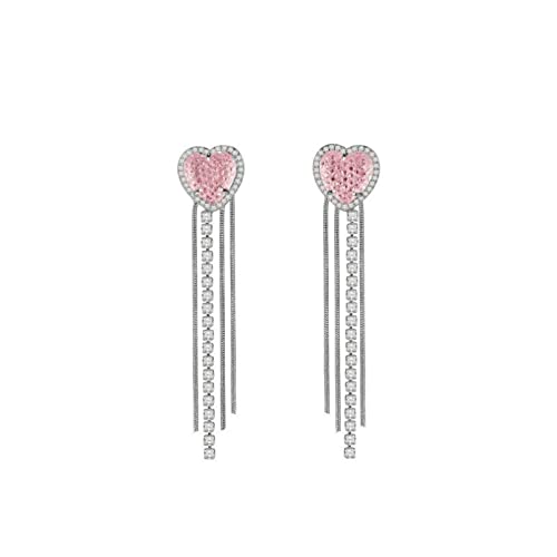 Damen-Ohrringe Damenschmuck Lange Strass-Ohrringe...