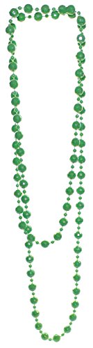 grüne Perlenkette facettiert Länge 130 cm,...