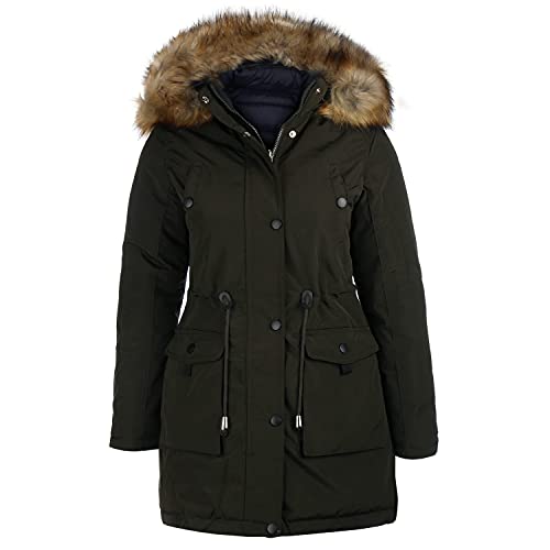 VAN HILL Damen Gefütterte Winterjacken...