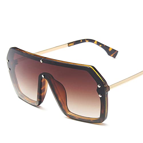 RIQWOUQT Sonnenbrille Damen,Übergroße...