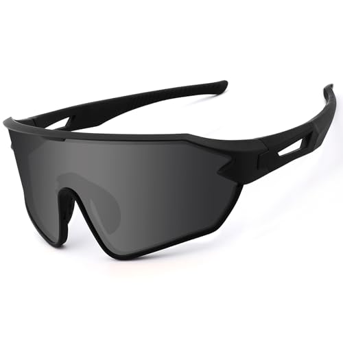 LIKELAR Fahrradbrille Polarisierte Sonnenbrille,...