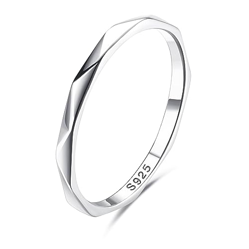Milacolato 925 Silber Ring Für Damen Mädchen, 18...