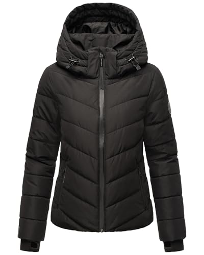 MARIKOO Damen Winterjacke Steppjacke warm mit...