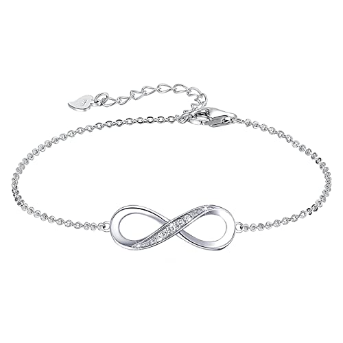 Bo Win 925 Sterling Silber Armband Infinity...