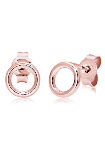 Elli Ohrringe Damen Basic Kreis Geo Minimal in 925...