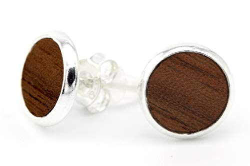 NaturSchatulle Holzschmuck Ohrringe Damen 8mm...