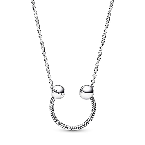 Pandora Moments U-Form Charm-Anhänger Halskette...