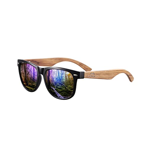 Amexi Sonnenbrille aus Holz für Männer und...