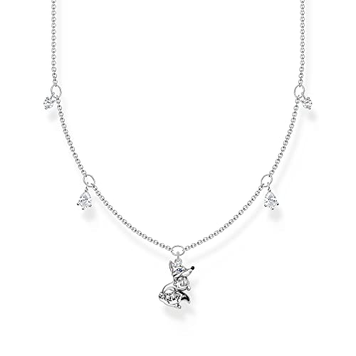 THOMAS SABO Damen Kette Fuchs mit weißen Steinen...