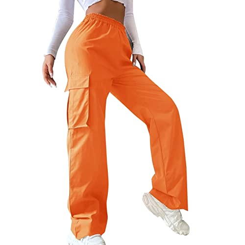 MeiLyviba Cargohose Damen Baggy Track Pants Mit...