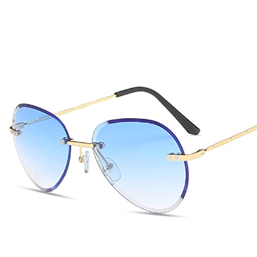 Modische Damen-Sonnenbrille, randlos, Strandparty,...