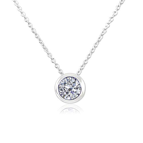 Nobel Damen-Kette Silber 925 Halskette Anhänger...