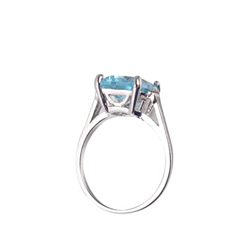 Artibetter London Blue Topasring Diamantring Für...