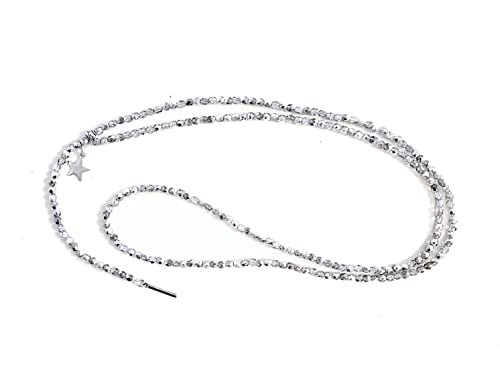 Y-Kette lange Halskette Damen funkelnde 4mm...