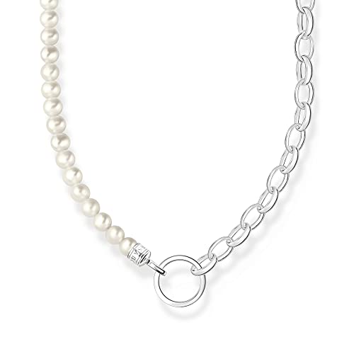 THOMAS SABO Damen Kette mit Perlen 925...