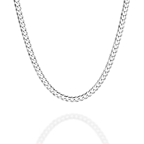 Quadri - Elegante Halskette (Cuban) Panzerkette...