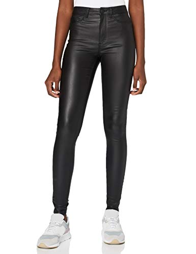 Noisy may Damen Callie Hose Skinny Fit Hohe Taille...