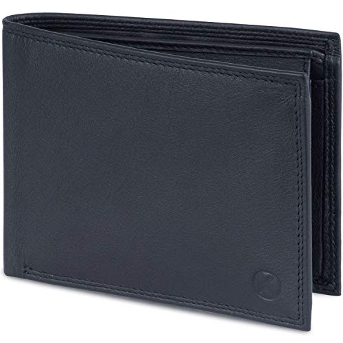 KORUTA® Geldbörse Herren Schwarz mit RFID Schutz...