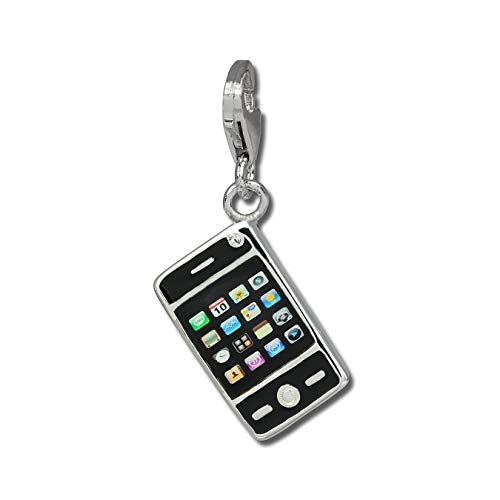 Balia Charm Anhänger Silber Emaille Smartphone...