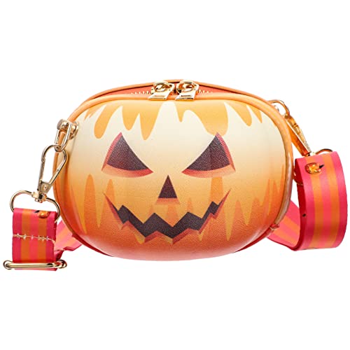 VALICLUD Halloween Kürbis- Crossbody- Tasche für...