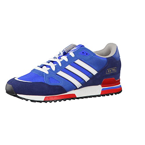 adidas Herren ZX750 Low-Top, Blau...