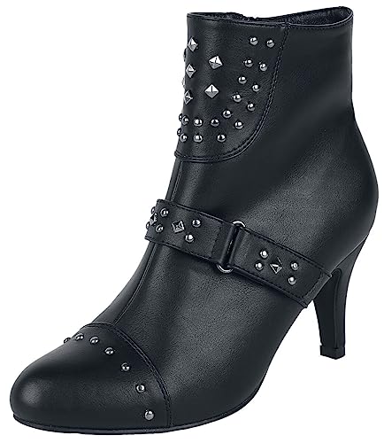 Rock Rebel by EMP Damen schwarze Stiefeletten mit...