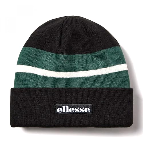 ellesse Herren Politiri Beanie Mütze, Schwarz,...