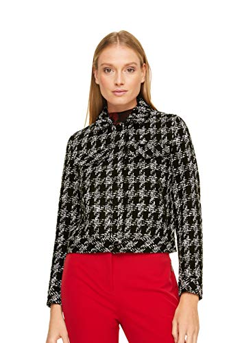 comma Damen Bouclé-Jacke mit Webstruktur...