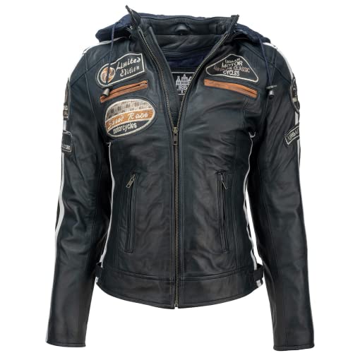 URBAN 5884 Motorradjacke Damen Mit Protektoren,...