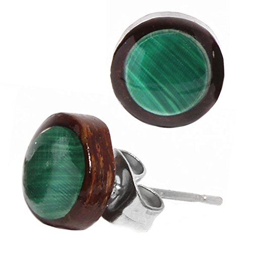 CHICNET Chic-net Ohrstecker Unisex 8 mm aus Holz...