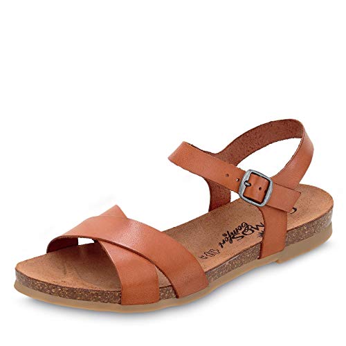 Cosmos Comfort Damen Sandalen Braun,...