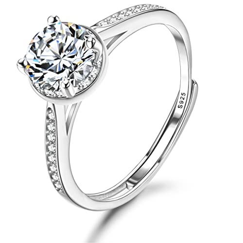 JeweBella 925 Sterling Silber Ringe für Damen...