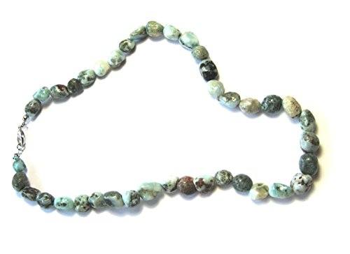 Amaryllis Trommelstein-Kette Larimar 10-12 mm...