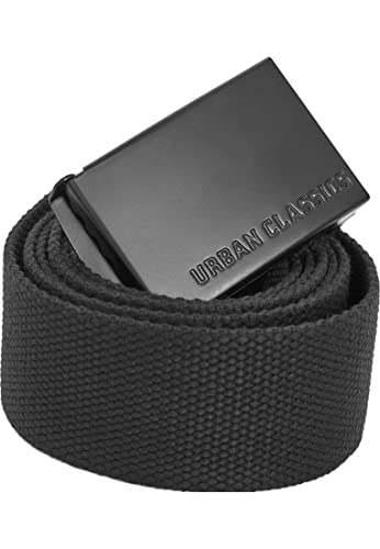 Urban Classics Unisex Long Canvas Gürtel, Schwarz...