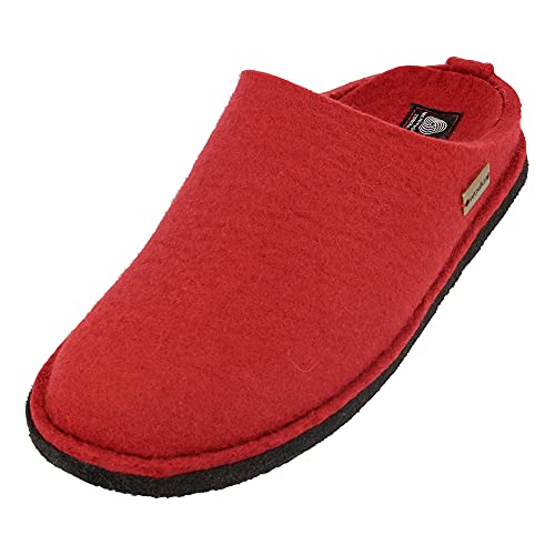 HAFLINGER Flair Soft Filzpantoffeln aus Wollfilz...