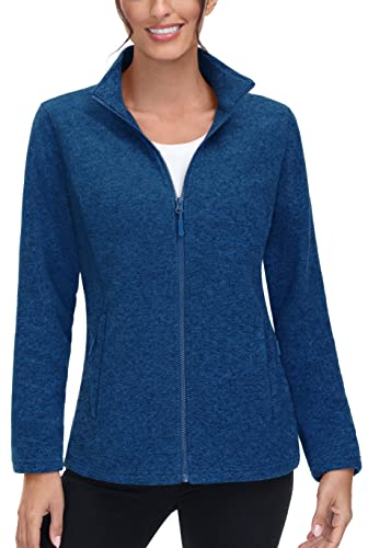 TACVASEN Damen Fleecejacke Wandern Outdoorjacke...