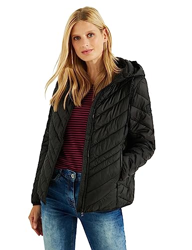 Cecil Damen B201838 Steppjacke, Black,XXL