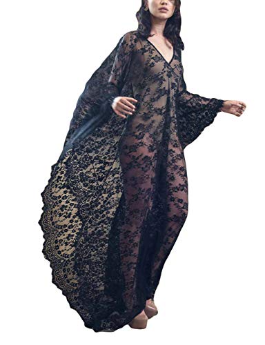 Bsubseach Damen Plus Size Lace Beachwear Kaftan...