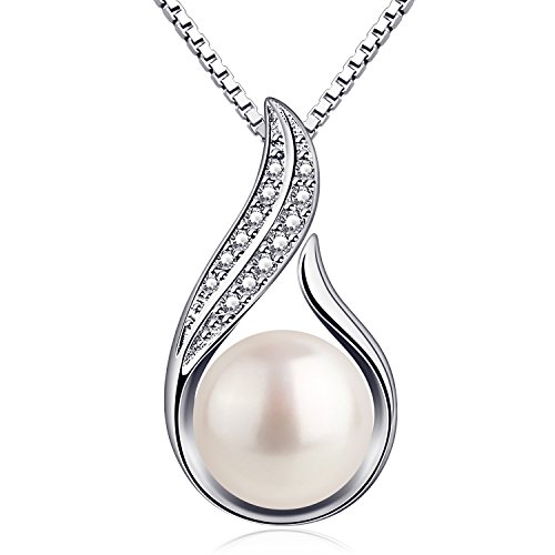 B.Catcher Kette Damen Perle 925 Sterling Silber...