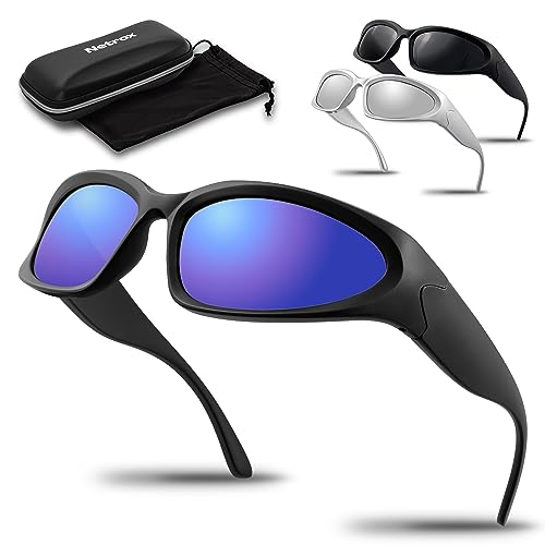 Netrox® Sonnenbrille - Sportbrille mit ETUI und...